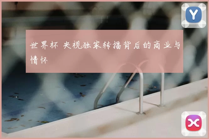 世界杯 央视独家转播背后的商业与情怀